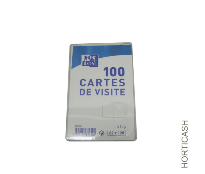 CARTES BLANCHES 90X140MM x100