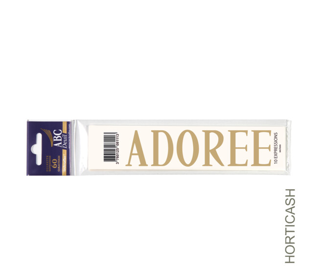 ABC DEUIL POCHETTE "ADOREE" x10