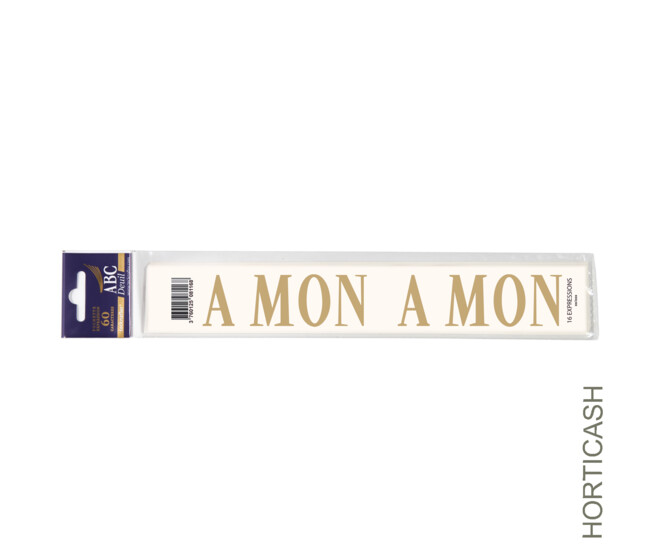 ABC DEUIL POCHETTE "A MON" x10