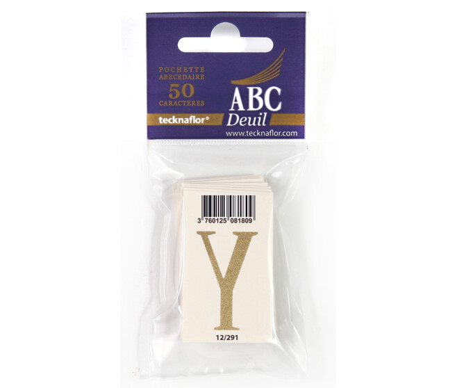 ABC DEUIL POCHETTE "Y" x50