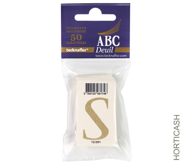 ABC DEUIL POCHETTE "S" x50