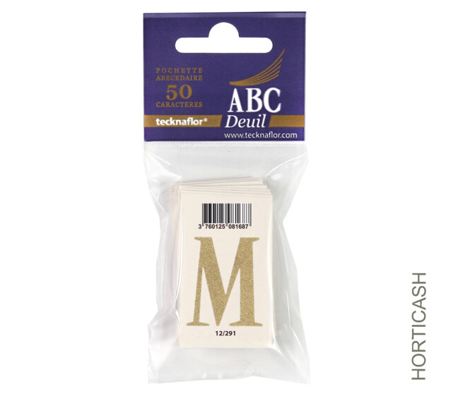 ABC DEUIL POCHETTE "M" x50