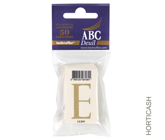 ABC DEUIL POCHETTE "E" x50