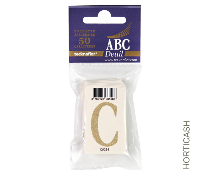 ABC DEUIL POCHETTE "C" x50