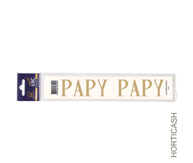 ABC DEUIL POCHETTE "PAPY" x10