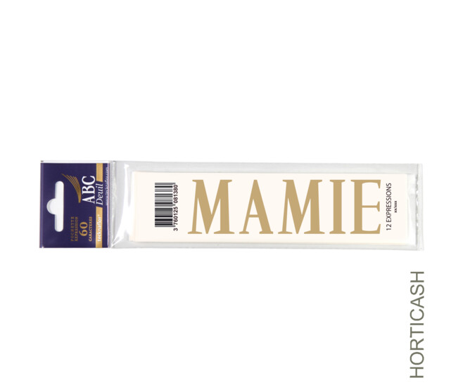 ABC DEUIL POCHETTE "MAMIE" x10