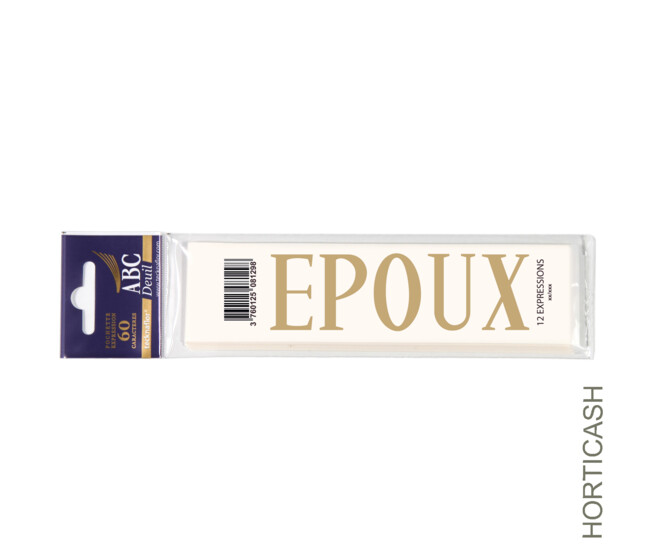 ABC DEUIL POCHETTE "EPOUX" x10