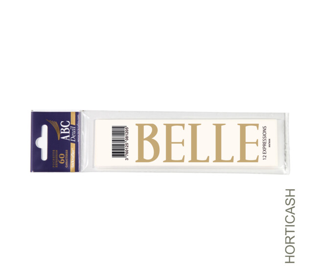 ABC DEUIL POCHETTE "BELLE" x10