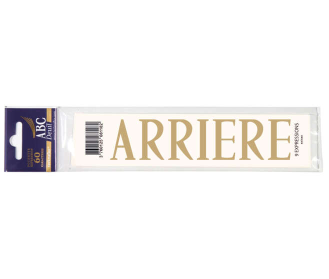 ABC DEUIL POCHETTE "ARRIERE" x10