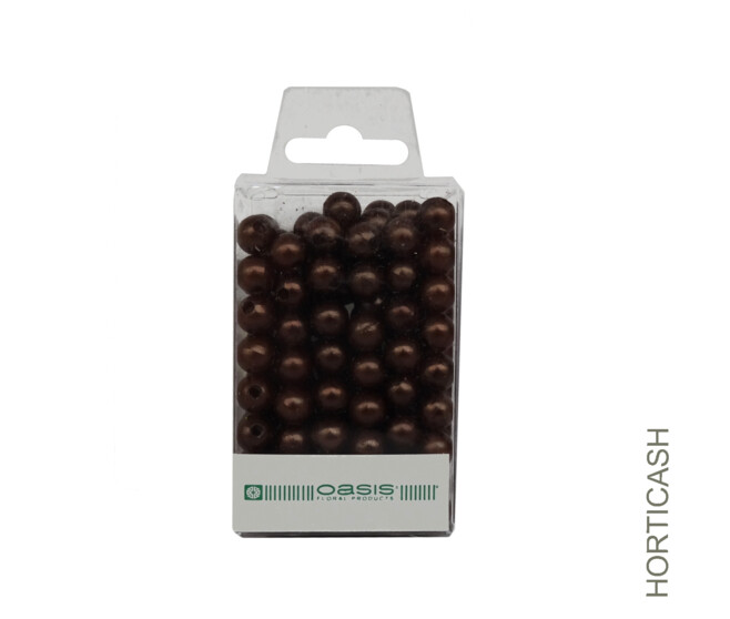 PERLE 8MM BRUN CAFE x144