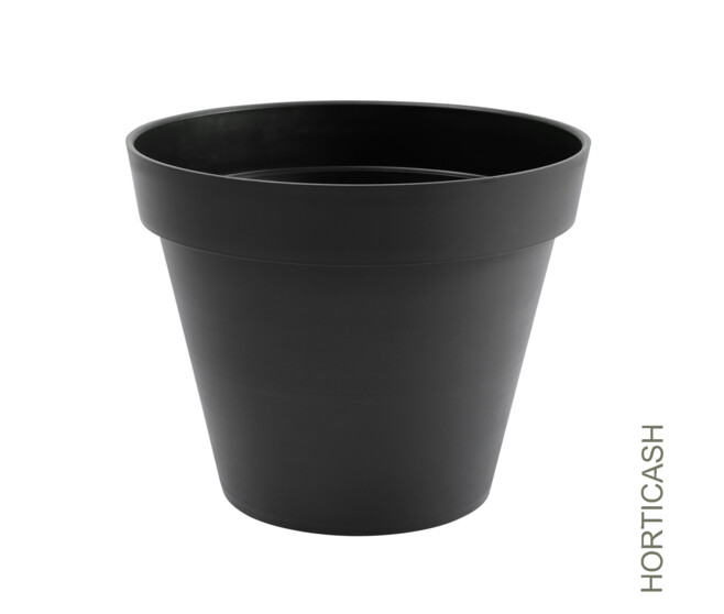 POT TOSCANE 43L D48 H40CM GRIS ANTHRACITE