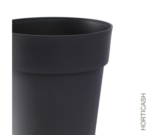 VASE HAUT TOSCANE 67L D46 H65CM GRIS ANTHRACITE