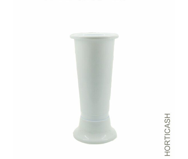 VASE IDEAL 22X50CM BLANC