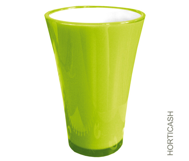 VASE FIZZY D11/16 H27CM VERT POMME