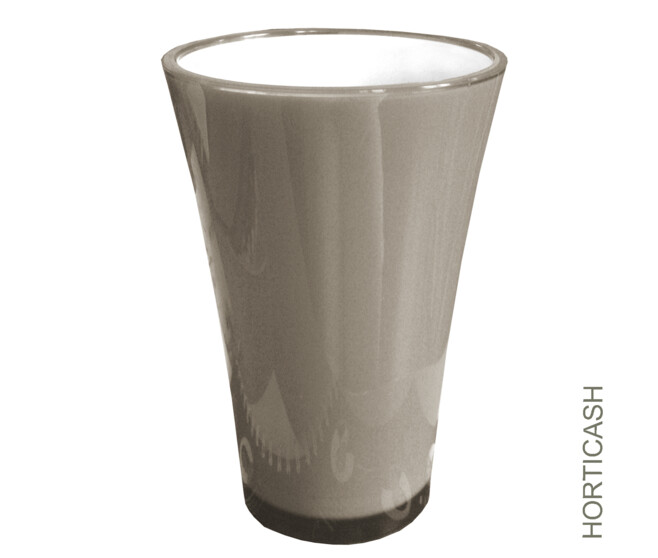 VASE FIZZY D08.2/14 H20.5CM GRIS