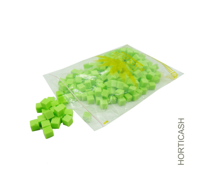 MINI CUBES RAINBOW 2X2X2CM VERT ANIS OASIS x300