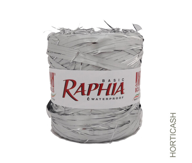 RAPHIA SYNTH.200M METAL ARGENT