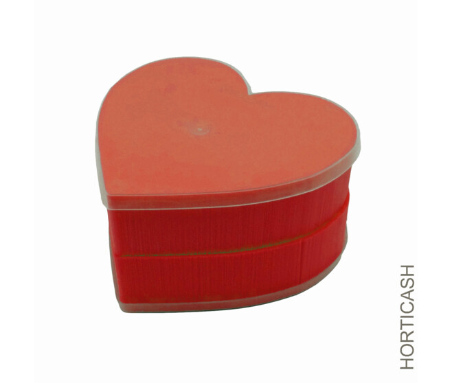 COEUR 18X18 ROUGE BAROQUE A/PLAT OASIS x2