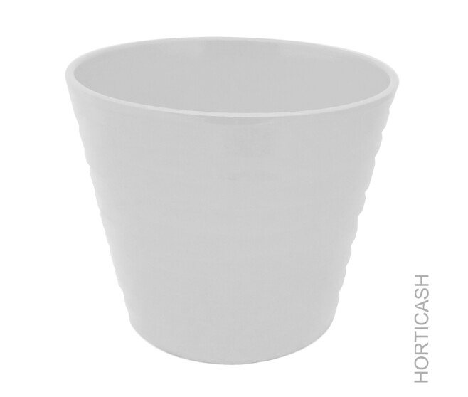 CP WAVE D26.5 H24CM BLANC MAT