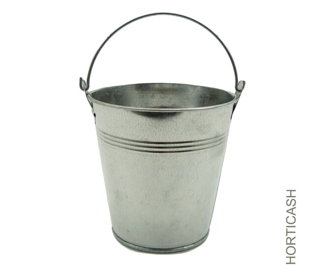 SEAU ZINC A/ANSE D15.5H13.5CM