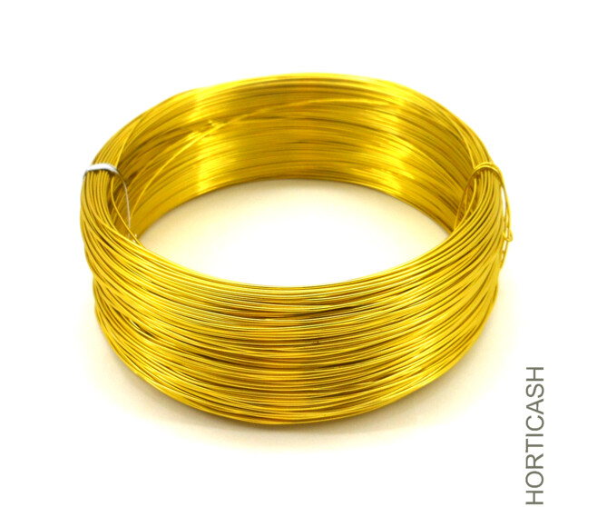 FIL ALU 1MM 250G ENV.115M JAUNE SOLEIL