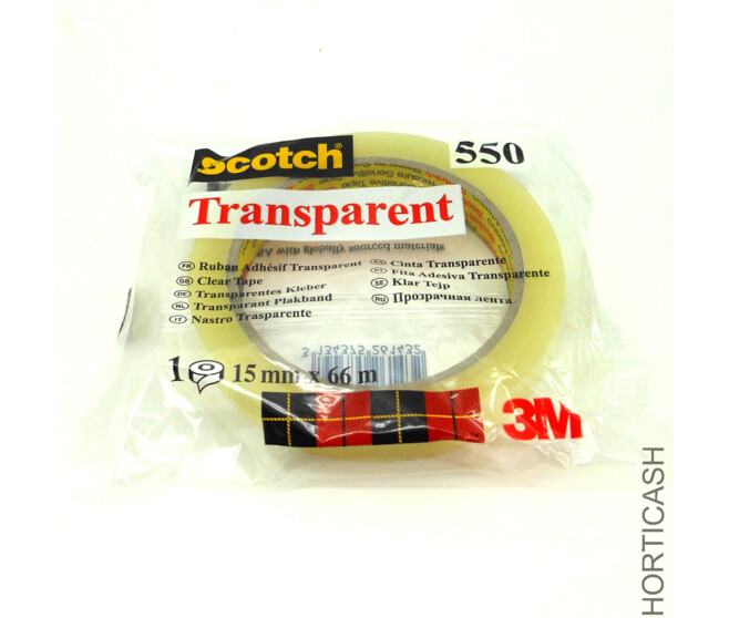 ADHESIF TRANSPARENT 3M 15MMX66M