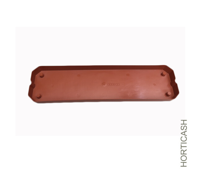PLATEAU JARD MILLESIA 40CM BRIQUE