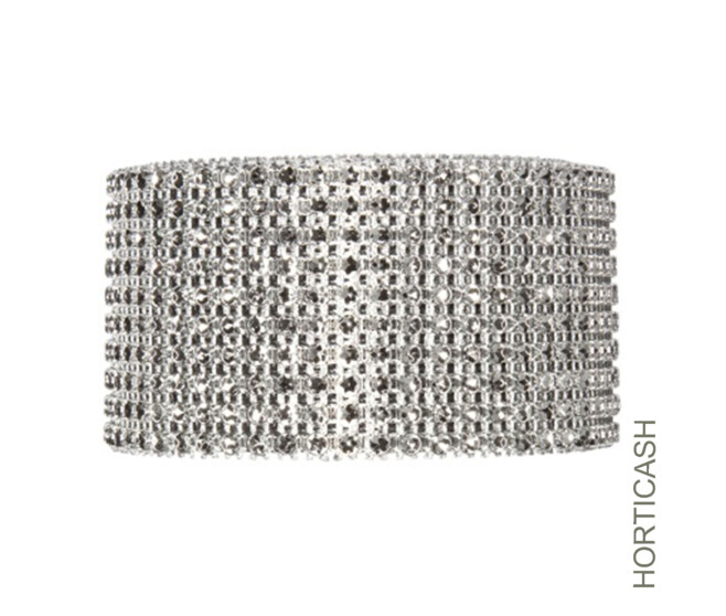 RUBAN STRASS 50MMX3M ARGENT