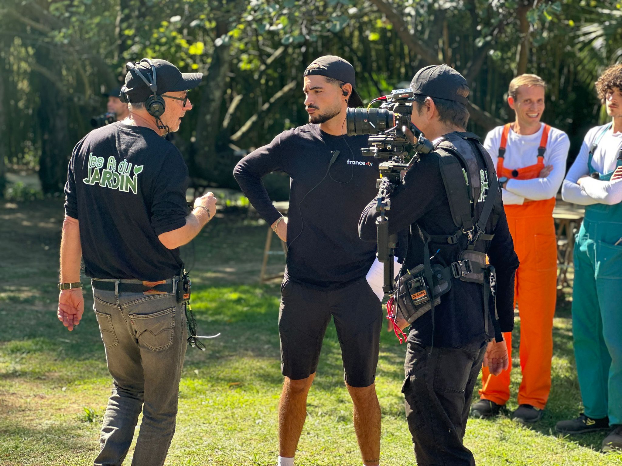 As du Jardin : L'équipe de tournage