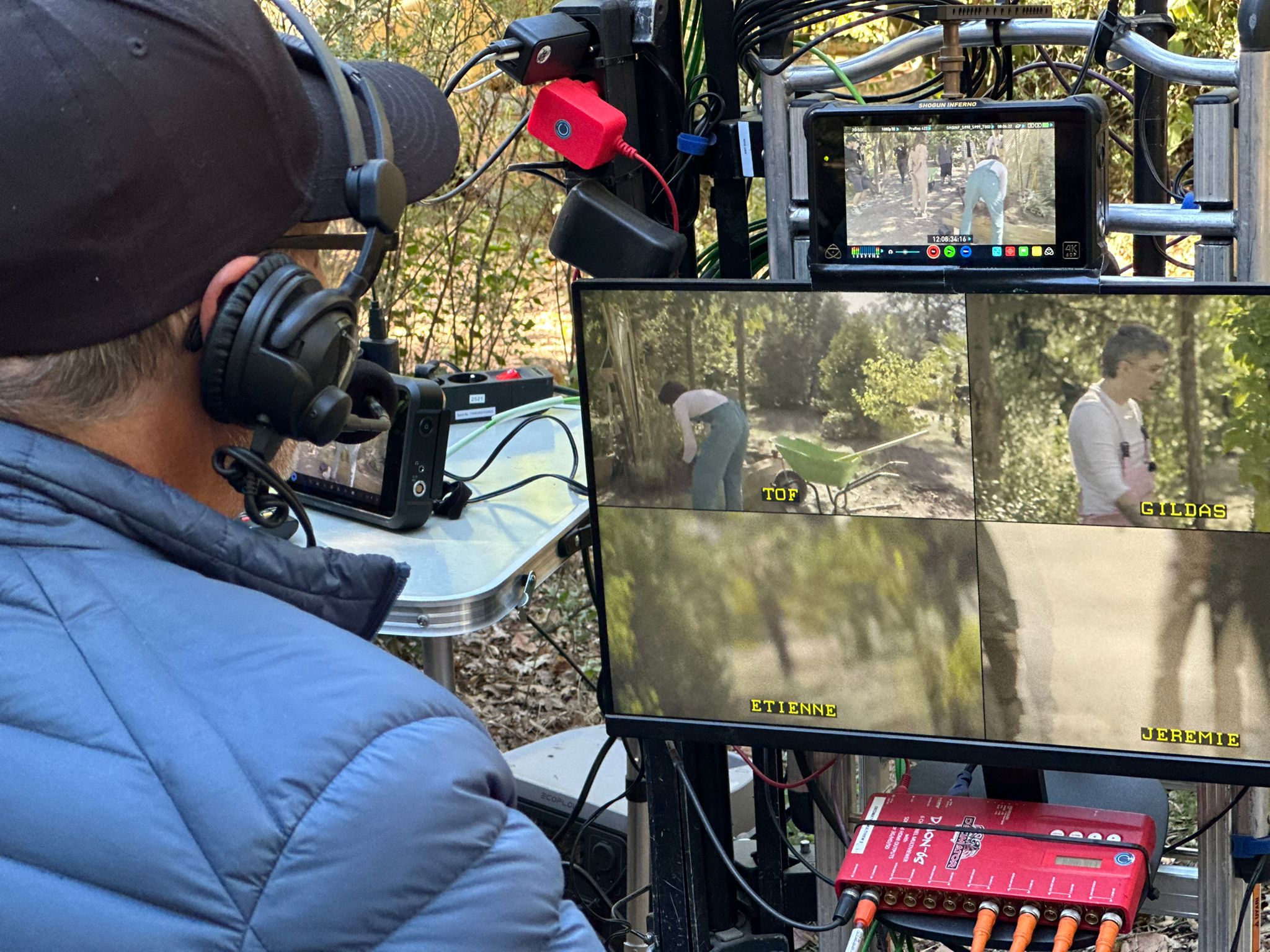 As du Jardin : Les backstages