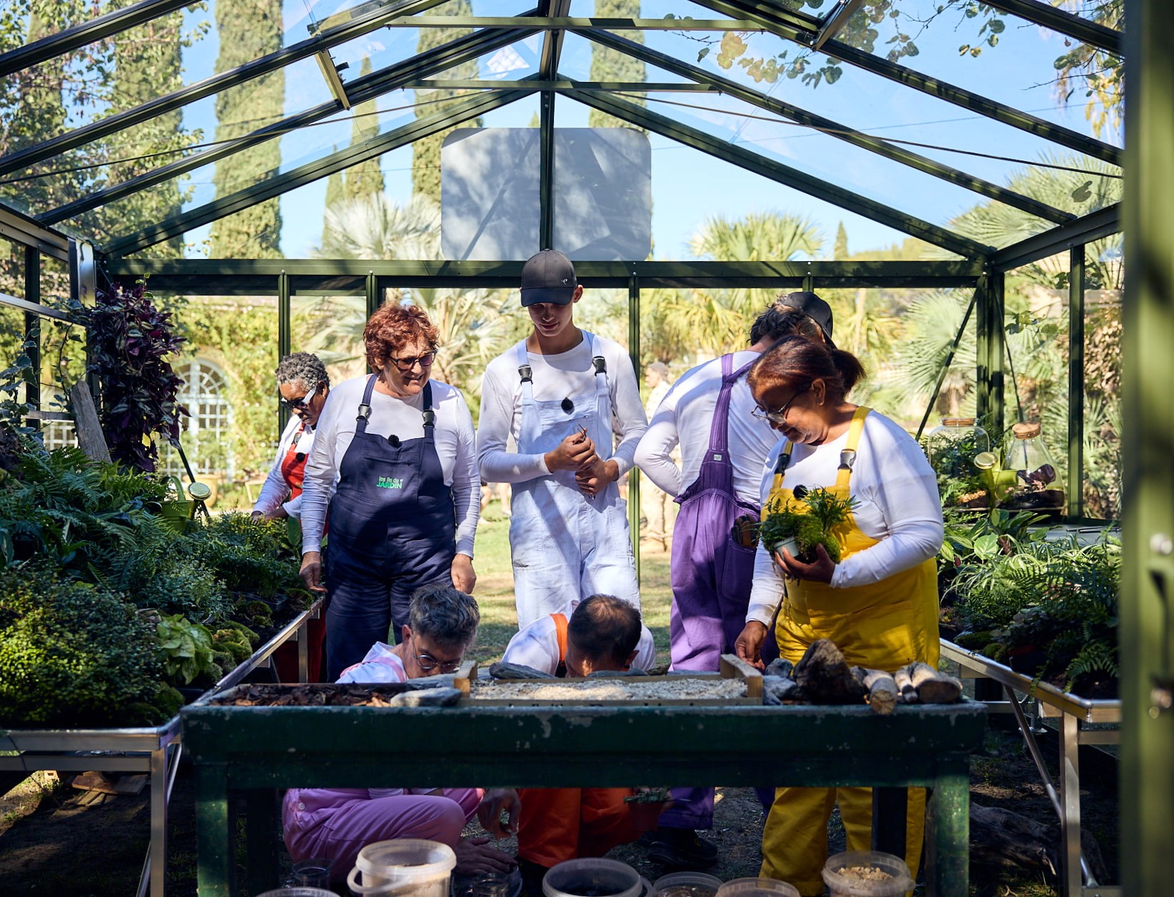 As du Jardin : Les candidats en pleine épreuve