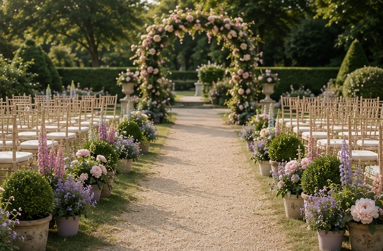 Mariage Regencycore Décor de Cérémonie Horticash