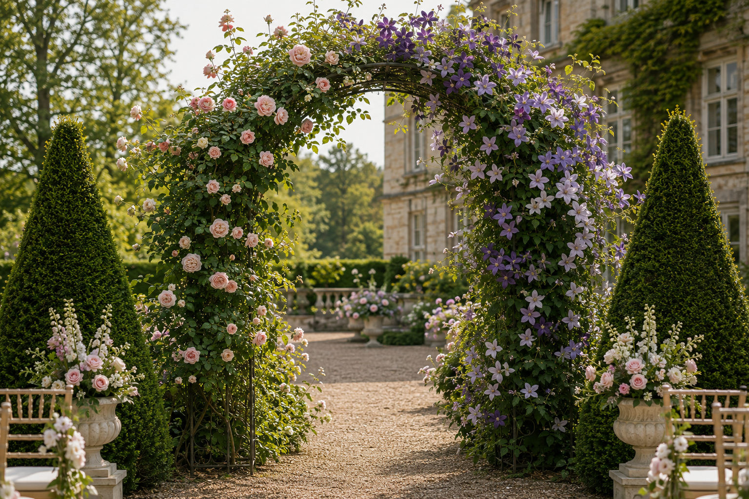 Mariage Regencycore Arche Horticash